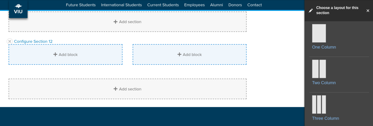sections